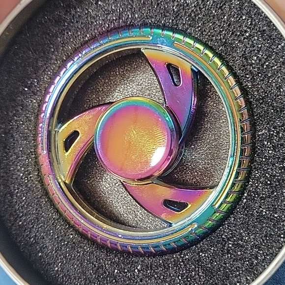 fidget spinner Toys Fidget Spinner Multi Color Metal Poshmark
